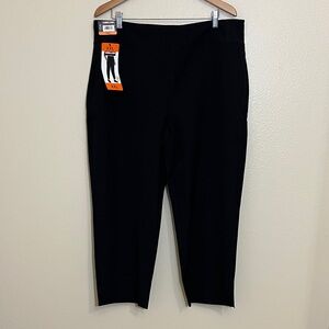 NWT Kirkland Signature Black Ankle Dress Pants